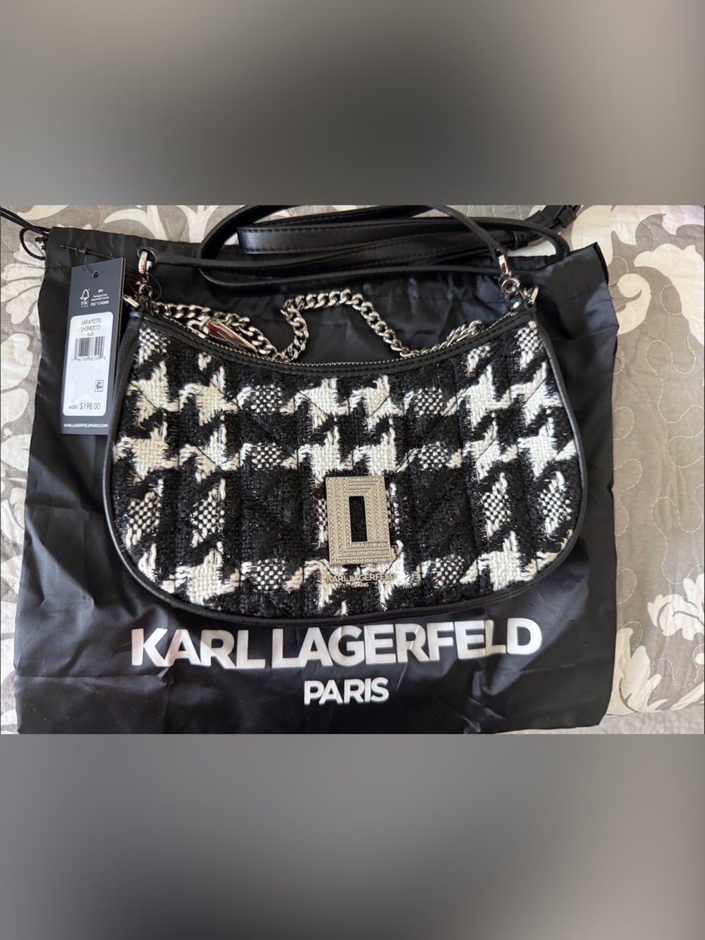 Karl Lagerfeld Lafayette Croquette Bag NWT and sleeper bag